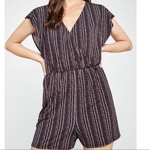 BCBGENERATION Striped Romper